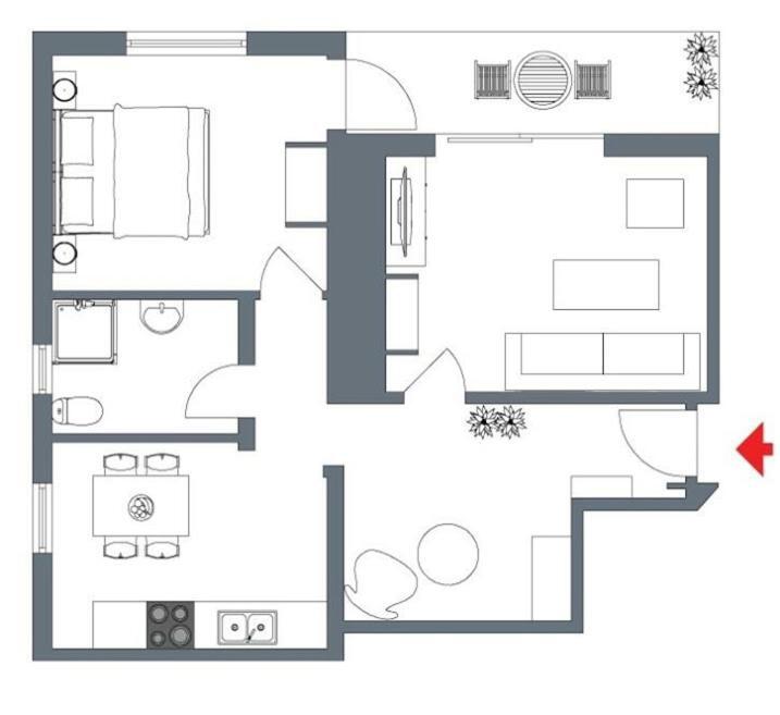 Appart Aux Deux Colombes Avec Balcon Et Garage Памие Екстериор снимка
